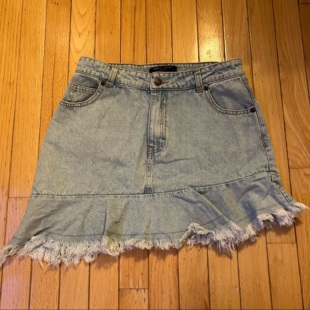 Denim skirt